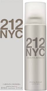 CAROLINA HERRERA Women 212 Deodorant Spray - 150ml - Kunchals