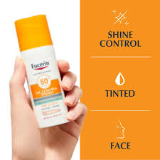 EUCERIN SUN PROTECTION OIL CONTROL TINTED GEL-CREAM SPF 50+ MEDIUM TINT