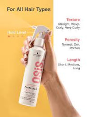 SCHWARZKOPF OSIS + SMOOTH & SHINE FLATLINER HEAT PROTECTION
