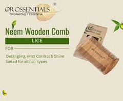 OROSSENTIALS KACCHI NEEM WOOD COMB ORO-007