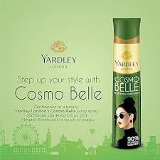 YARDLEY COSMO BELLE REFRESHING BODY SPRAY 150ML