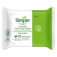 SIMPLE MICELLAR CLEANSING WIPES (25 WIPES) - Kunchals