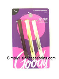GOODY STAY TIGHT BARRETTES 3CT 02607