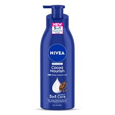 NIVEA COCOA NOURISH 5 IN 1 BODY LOTION 400ML - Kunchals