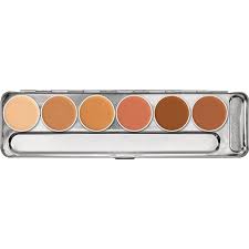 KRYOLAN DERMA COLOR CAMOUFLAGE CREME PALETTE 40G DELHI 3