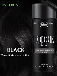 Toppik Hair Building Fibres - Instantly Full Hair, Black, 55 g