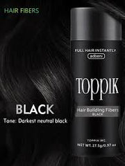 Toppik Hair Building Fibres - Instantly Full Hair, Black, 55 g
