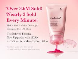 MEDICUBE PDRN PINK CAFFEINE NIGHT WRAPPING MASK 75ML