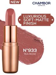 CHAMBOR COLOR STUDIO MATTE PERFECTION LIPSTICK 4G 933 TEA RO