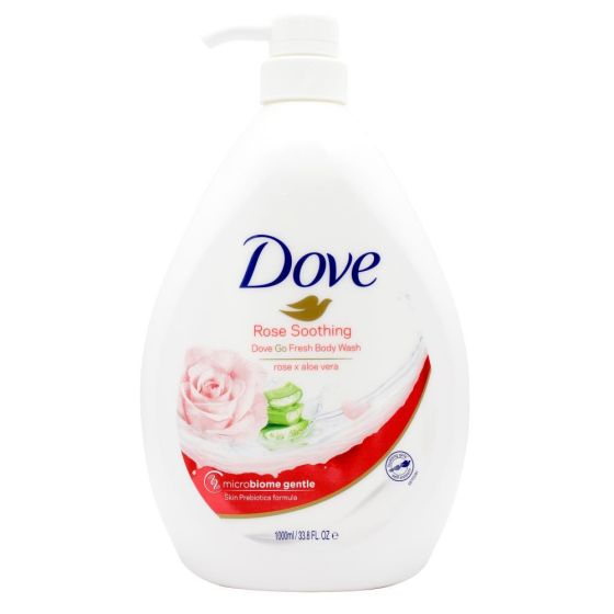 Dove Soothing Rose & Aloe Vera Body Wash (1 Litre)