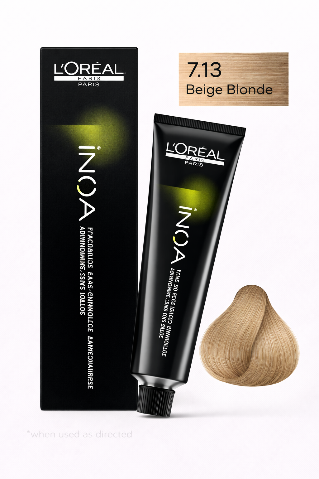 LOREAL PARIS INOA HAIR COLOR 7.13 BEIGE BLONDE - Kunchals