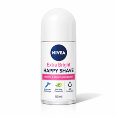 NIVEA EXTRA BRIGHT HAPPY SHAVE ROLL ON 50ML - Kunchals