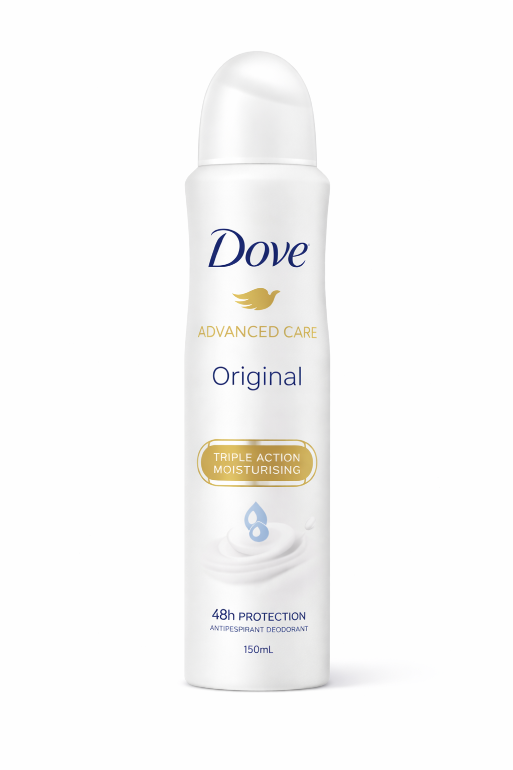 DOVE ADVANCE CARE ORIGINAL TRIPLE ACTION MOISTURISING 150ML - Kunchals