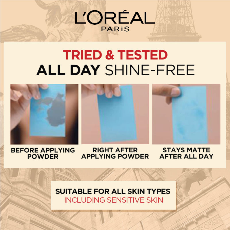 L'Oreal Paris Infallible Oil Killer Powder - Rose Vanilla - 6g