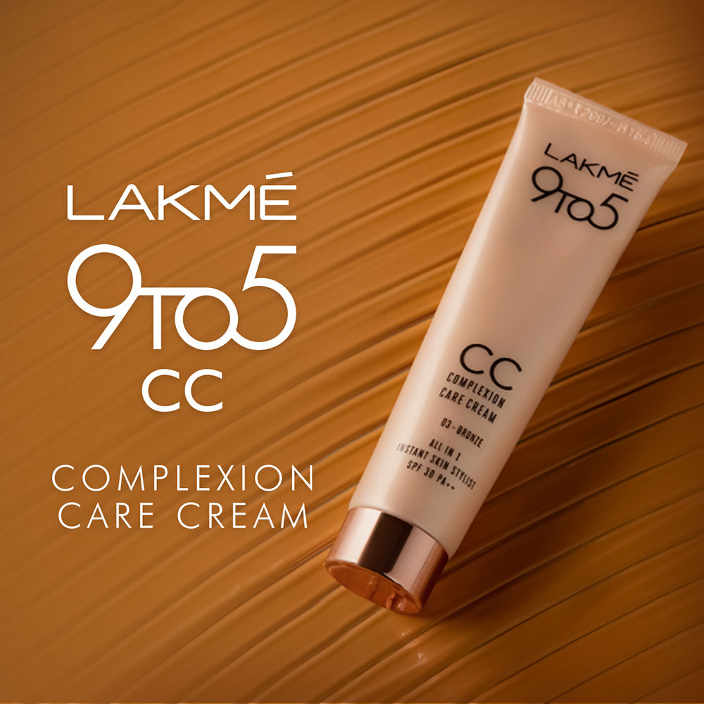 Lakme 9 to 5 Complexion Care CC Cream SPF 30 PA++ - Bronze - 30G
