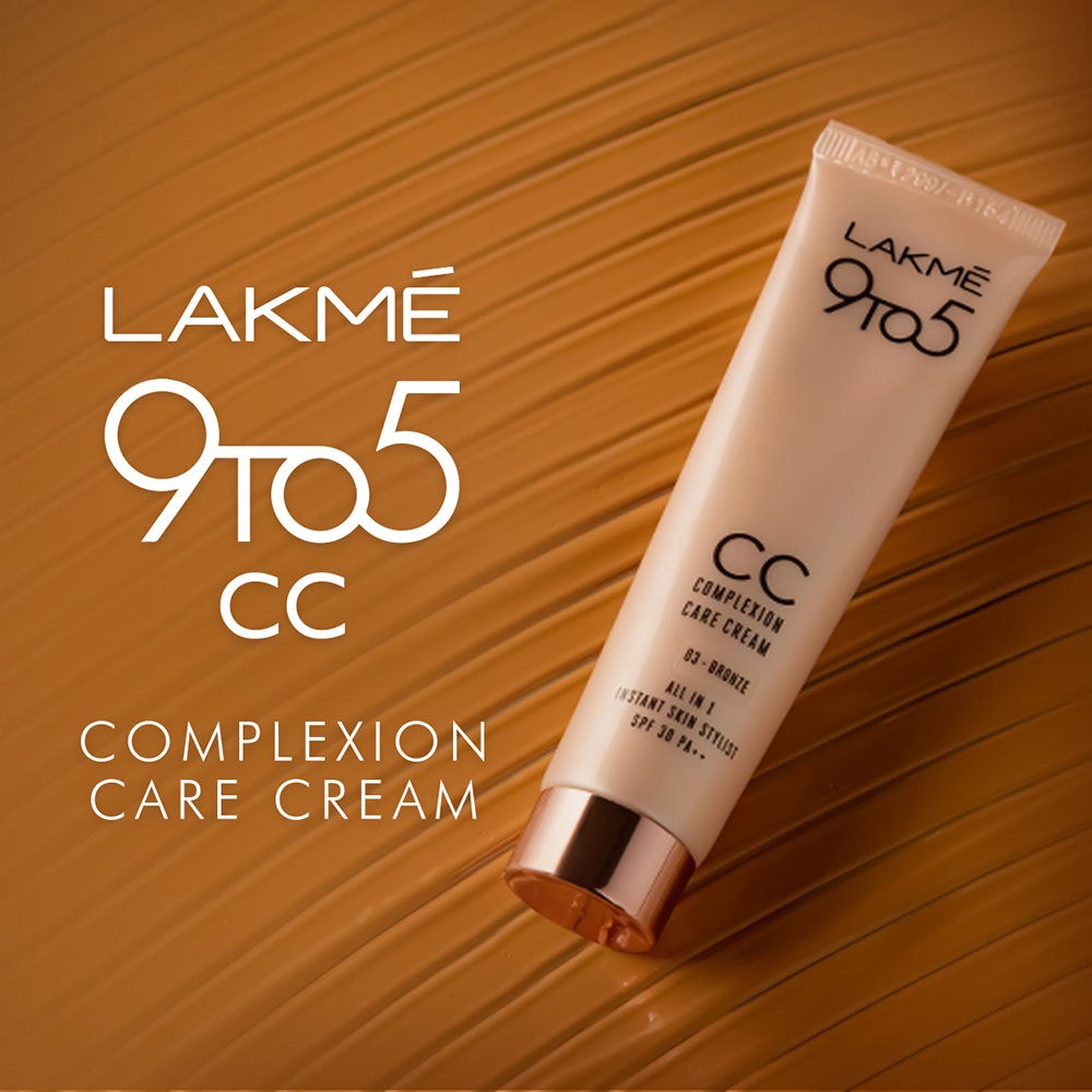 Lakme 9 to 5 Complexion Care CC Cream SPF 30 PA++ - Bronze - 30G
