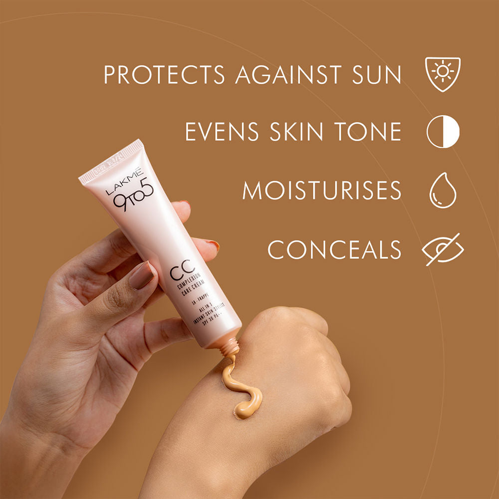 Lakme 9 to 5 Complexion Care CC Cream SPF 30 PA++ - Almond - 30G