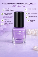 COLORBAR VEGAN NAIL LACQUER 8ML 067 LILAC LUV