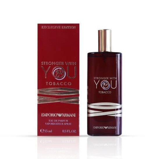 Giorgio Armani Stronger With You Tobacco EDP Spray 15ml/0.5 oz Fragrances For Men Mini