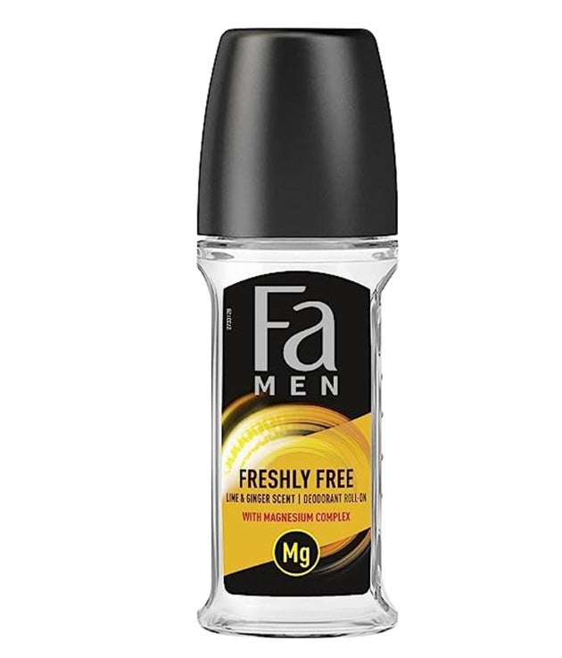 FA Men Freshly Free Deodorant Roll-On – 50ml