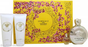 Versace Ladies Eros Pour Femme Gift Set Fragrances