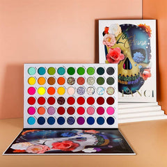 DE'LANCI Big Colorful 54-Shade Eyeshadow Palette