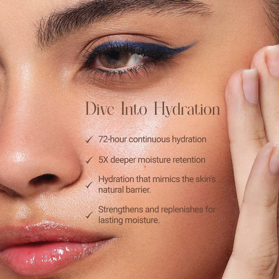 GRASS Hydra Plunge Blue Face Moisturizer, Hydrate + Moisturize + Replenish (50g)