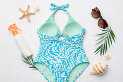 Aqua Wave Halter Ring One-Piece Swimsuit