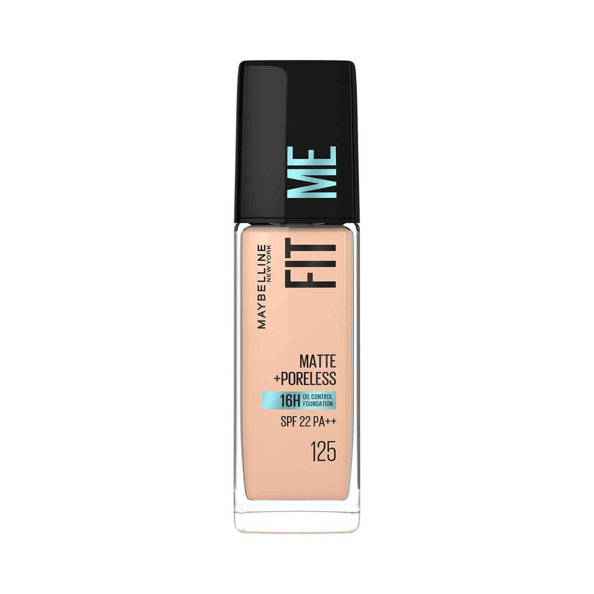 MAYBELLINE FIT ME MATTE PORELESS 16H FOUNDATION  SPF22  30ML 125
