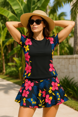 Ocean Breeze Tropical Swim Outfit