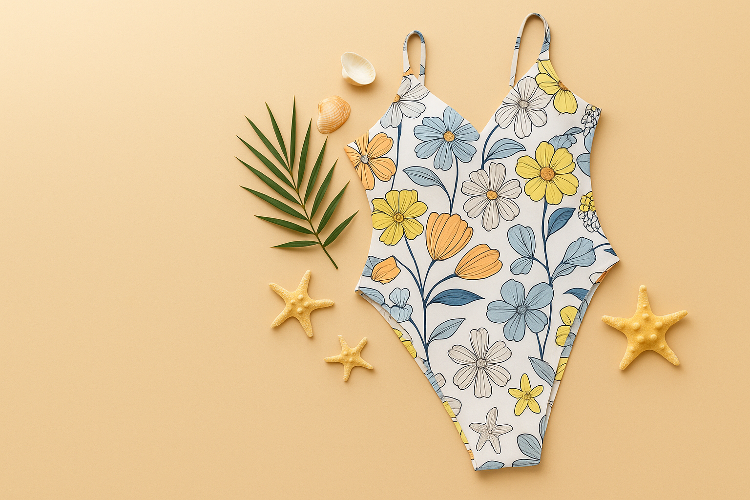 Spring Meadow Floral One-Piece
