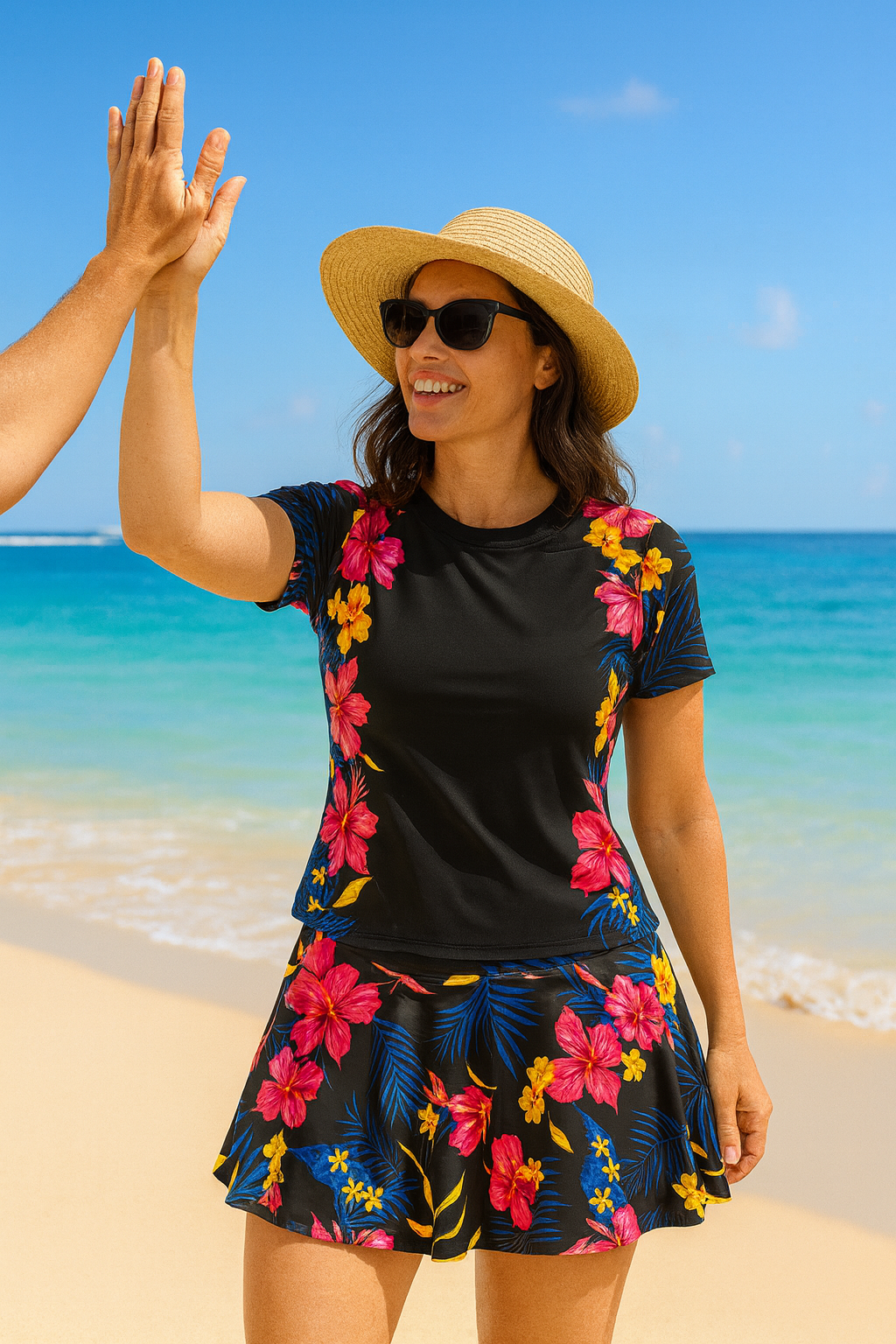 Ocean Breeze Tropical Swim Outfit