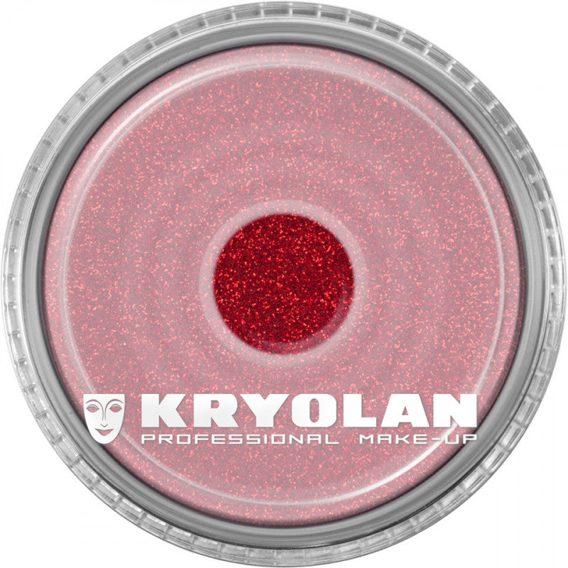 KRYOLAN POLYESTER GLIMMER BRIGHT RED 4G