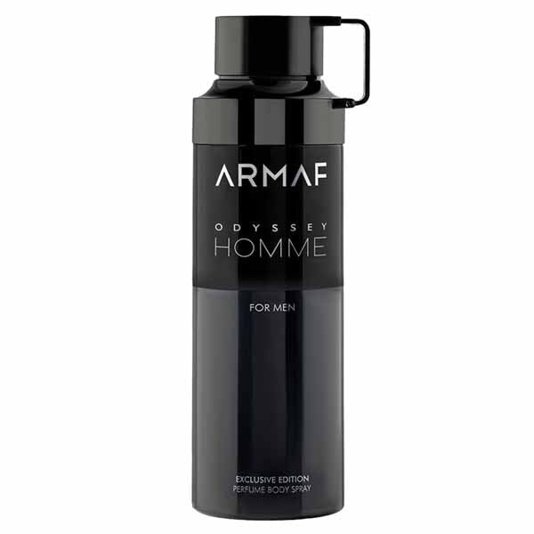 Armaf Odyssey Homme Black Edition Body Spray for Men 200 ml