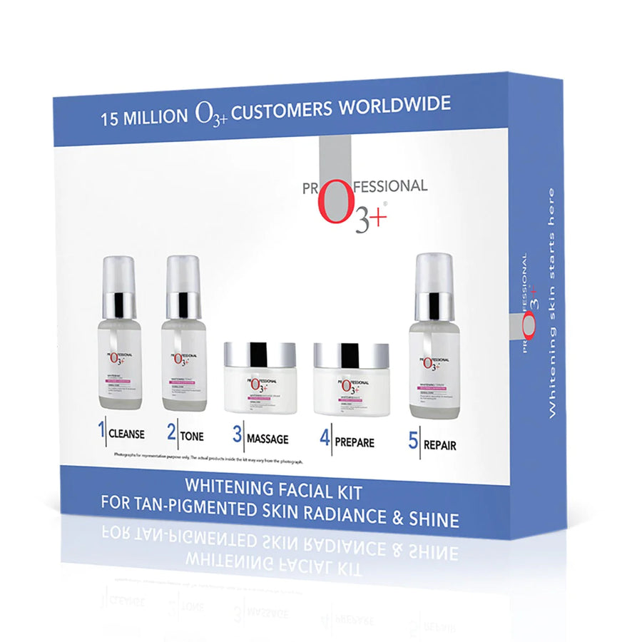 O3+ Professional Whitening Facial Kit for Tan-Pigmented Skin