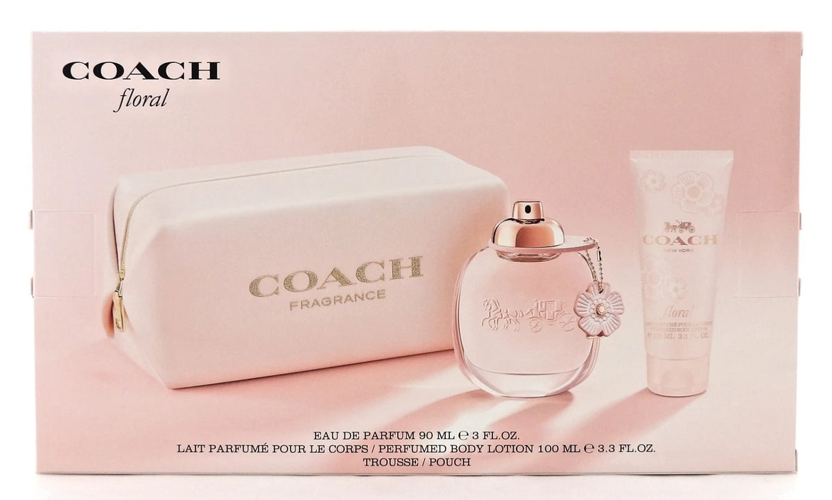 Coach Floral 3-Piece Gift Set for Women