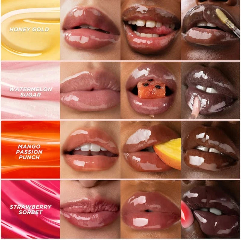 GISOU Honey Infused Hydrating Lip Oil-Strawberry Sorbet  8ml/0.27 fl.oz.