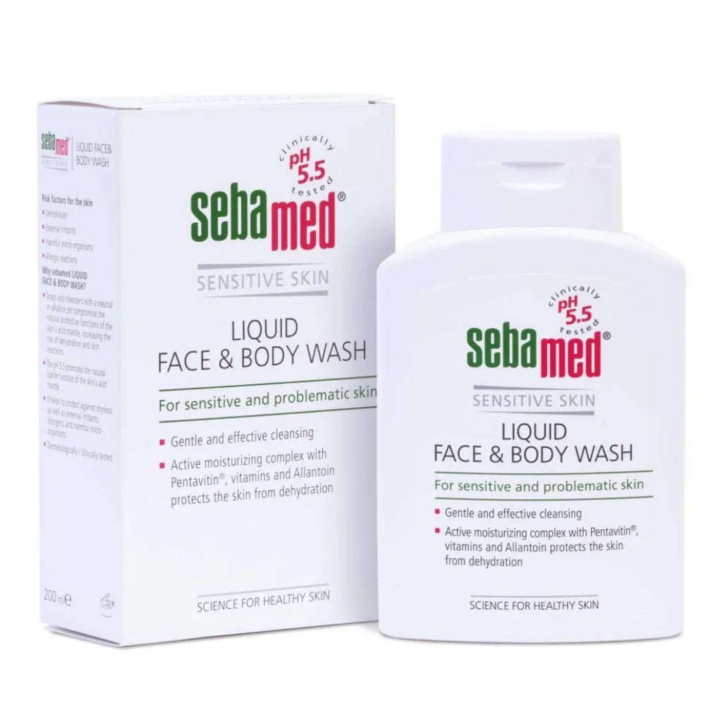 Sebamed Liquid Face & Body Wash (200 ml)