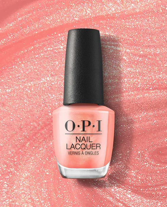 O.P.I Nail Lacquer NLS008 Data Peach - 15 ml