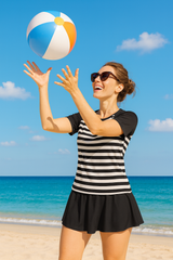 MarineWave Girls’ Swim Skirt Outfit