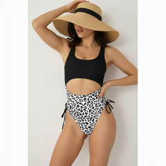 WILD ELEGANCE CUT-OUT SWIMSUIT