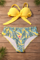 PARADISE PALM YELLOW SET - Kunchals