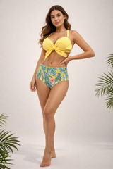 PARADISE PALM YELLOW SET - Kunchals