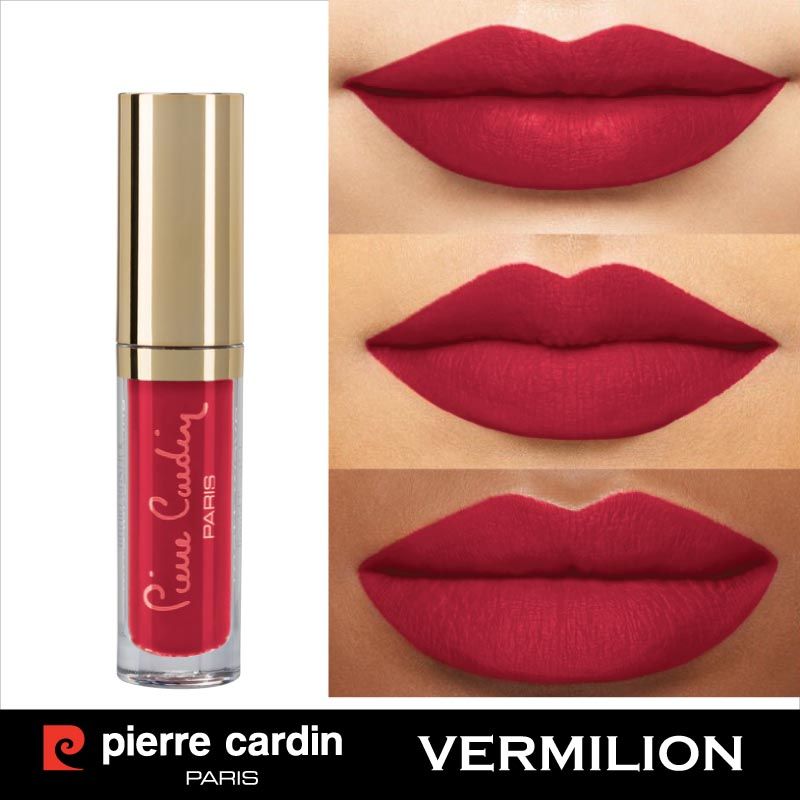 Pierre Cardin Paris - Matt Wave Liquid Lipstick Ultra Long Lasting 535-Vermilion - 5ml