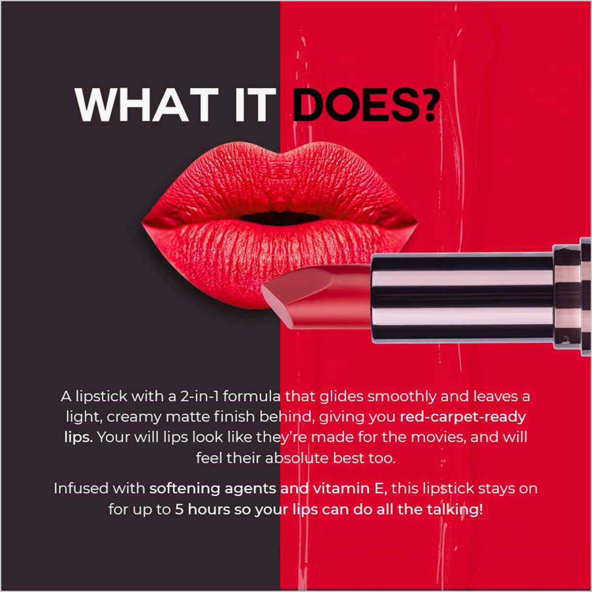 COLORBAR Velvet Matte Lipstick - Way Beyond 109 - 4.2g