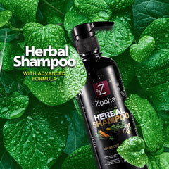 Zobha Herbal Shampoo with Hair Fall Control - 500ml