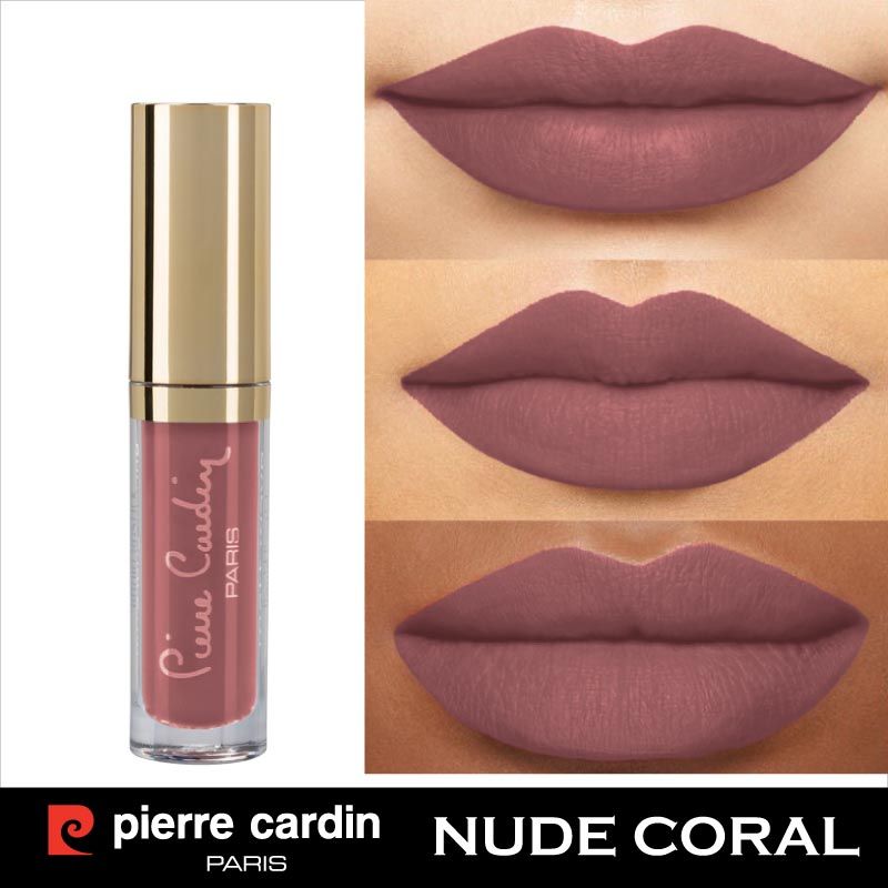 Pierre Cardin Paris - Matt Wave Liquid Lipstick Ultra Long Lasting 314-Nude Coral - 5ml