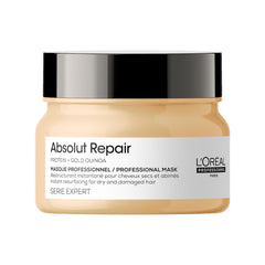 L'Oreal Professionnel Absolut Repair Hair Mask with Protein and Gold Quinoa, Serie Expert (250gm)