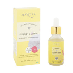 Mantra Herbal Vitamin C Serum With Hyaluronic Acid And Arbutin - 30ml