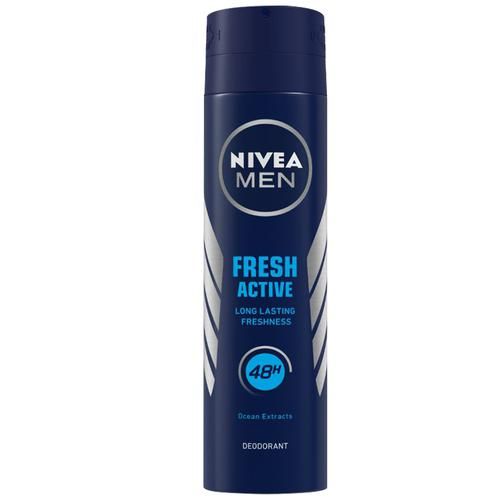 Nivea Men Fresh Active Deodorant - Ocean Extracts, Long Lasting Freshness, 150 ml Bottle